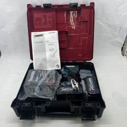 〇〇 MAKITA マキタ インパクトドライバ 未使用品 充電器・充電池2個・ケース付 コードレス式 40v  TD002GRDX ブルー Sランク