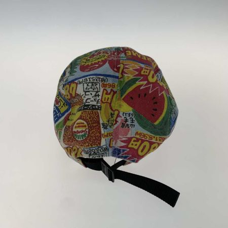  Supreme シュプリーム 帽子 レッド スペシャルオファーキャンプキャップ チラシ柄 レッド