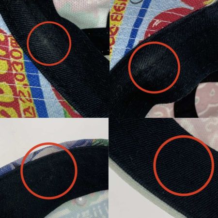  Supreme シュプリーム 帽子 レッド スペシャルオファーキャンプキャップ チラシ柄 レッド