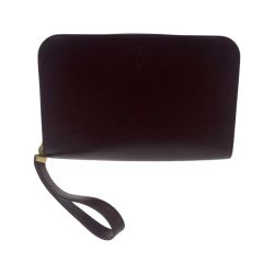 ●● Cartier カルティエ セカンドバッグ  エンジ Bランク