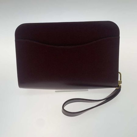  Cartier カルティエ セカンドバッグ  エンジ