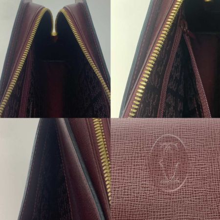  Cartier カルティエ セカンドバッグ  エンジ