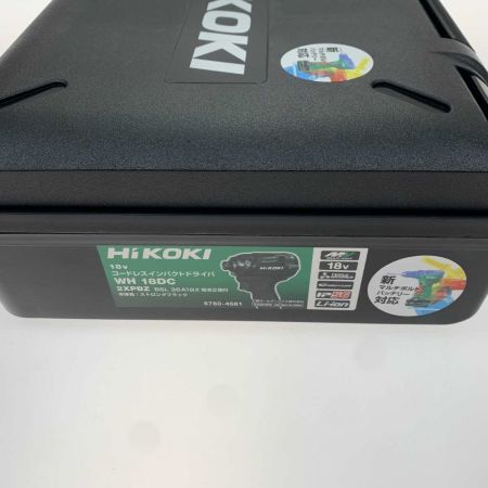 HiKOKI ハイコーキ  電動工具 インパクトドライバ WH18DC