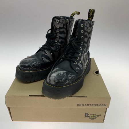  Dr.Martens ドクターマーチン  8ホールブーツ  アニマル柄 27669001 ブラック×グレー