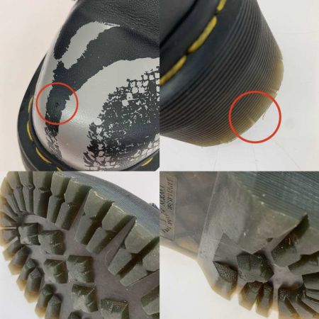  Dr.Martens ドクターマーチン  8ホールブーツ  アニマル柄 27669001 ブラック×グレー