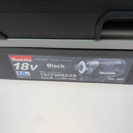  MAKITA マキタ  電動工具 インパクトドライバ  TD173DRGXB ブラック