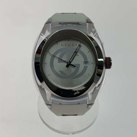  GUCCI グッチ   腕時計 クォーツ ラバー 137.1