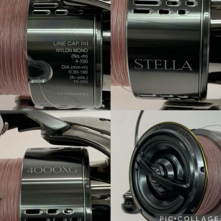  SHIMANO シマノ スピニングリール  18ステラ 4000XG 03809