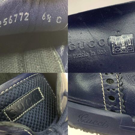  GUCCI グッチ スニーカー  6 1/2 約24～24.5cm    256772 ネイビー