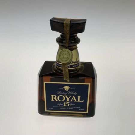 【北海道内限定発送】 ROYAL サントリーローヤル ウィスキー ジャパニーズ プレミアム15年 青ラベル 未開栓