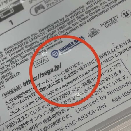   NINTENDO SWITCH ホグワーツ・レガシー