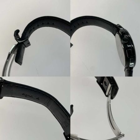  agnes b アニエスベー 腕時計 レザー ブラック VD53-KZE0