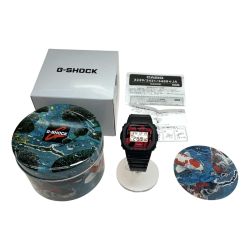 ●● CASIO カシオ  G-SHOCK ブラック 錦鯉  DW-5600JK Aランク