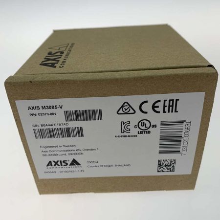  AXIS 固定ドームネットワークカメラ M3085-V