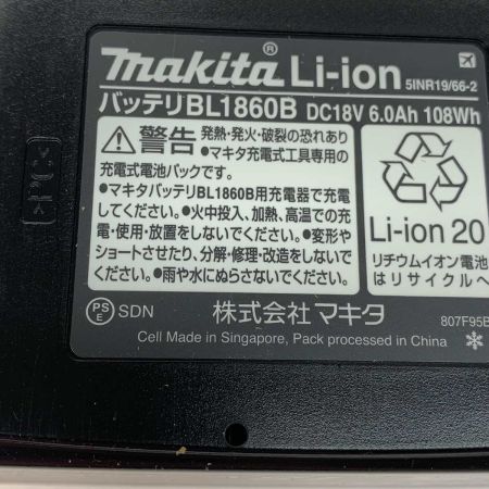  MAKITA マキタ 電動工具 バッテリー BL1860B