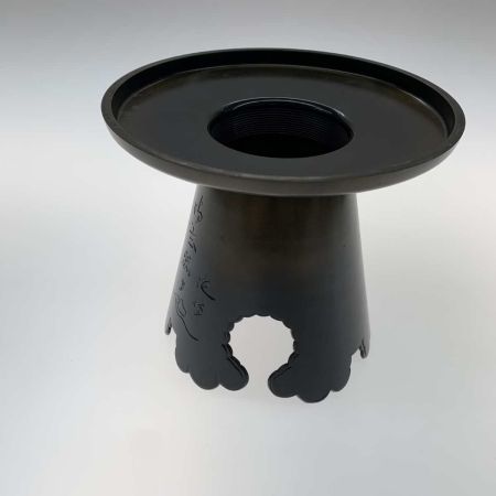   生活雑貨 花器 唐金製 御玄猪 池坊