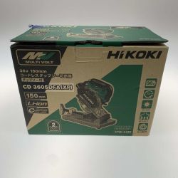 ●● HiKOKI ハイコーキ  チップソー切断機  CD3605DFAXP グリーン Aランク