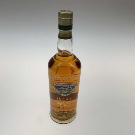   蒸留酒類 ウィスキー 750ml 箱付 BOWMORE ボウモア 12年 ISLAY カモメラベル 未開栓