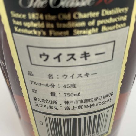   蒸留酒類 ウィスキー 750ml OLD CHARTER 12年 THE CLASSC90 45度 未開栓