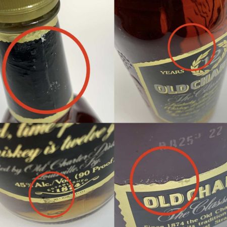   蒸留酒類 ウィスキー 750ml OLD CHARTER 12年 THE CLASSC90 45度 未開栓