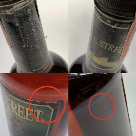   蒸留酒類 ウィスキー 750ml WALL STREET 12年 101PROOF 50.5度 未開栓