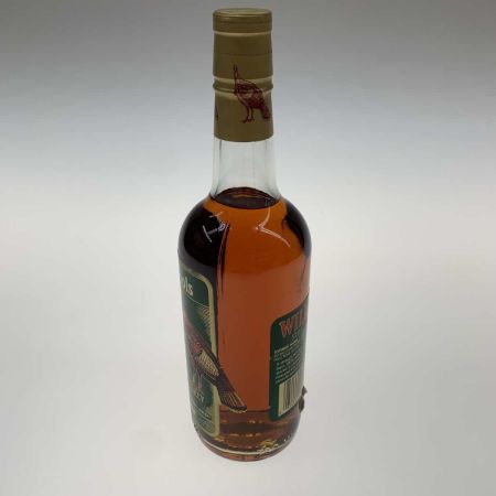   蒸留酒類 ウィスキー 750ml WILD TURKEY RYE 50.5度 旧ボトル グリーン 未開栓