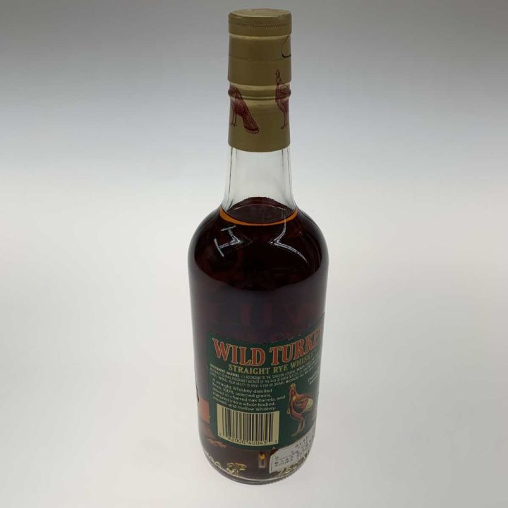 蒸留酒類 ウィスキー 750ml WILD TURKEY RYE 50.5度 旧ボトル グリーン 