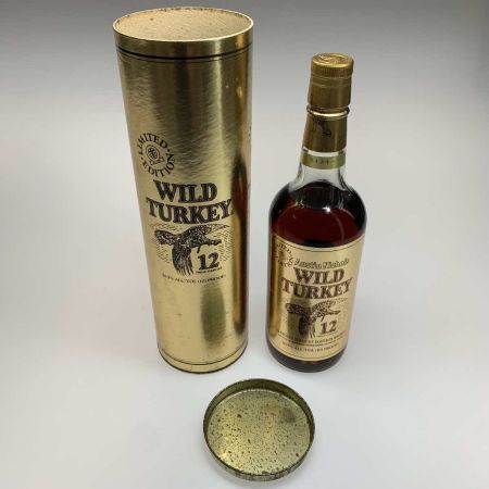   蒸留酒類 ウィスキー 750ml WILD TURKEY 12年 50.5ml ゴールドラベル 未開栓