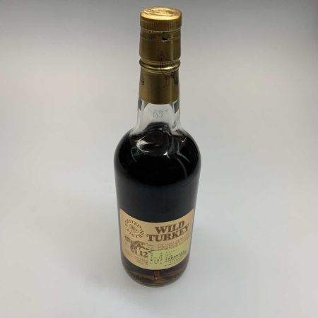   蒸留酒類 ウィスキー 750ml WILD TURKEY 12年 50.5ml ゴールドラベル 未開栓