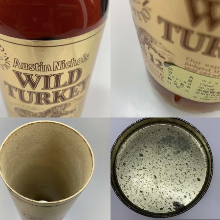   蒸留酒類 ウィスキー 750ml WILD TURKEY 12年 50.5ml ゴールドラベル 未開栓