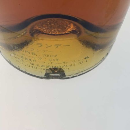   蒸留酒類 ブランデー 700ml GRANDE CHAMPAGNE X.O MAURET LAFAGA 42度 未開栓