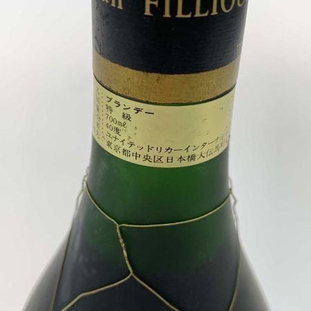   蒸留酒類 ブランデー 700ml Jean FILLIOUX 40度 未開栓