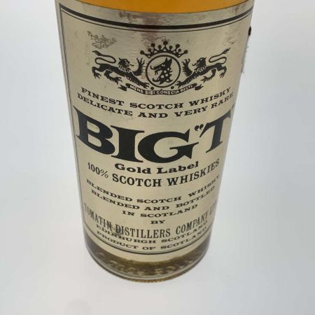   蒸留酒類 ウィスキー 760ml BIG’T’ GOLD LABEL 未開栓