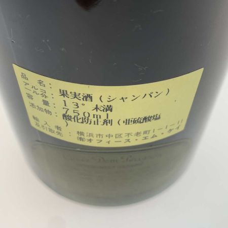   醸造酒類 果実酒 シャンパン 750ml Dom Perignon 1985 13度未満 未開栓