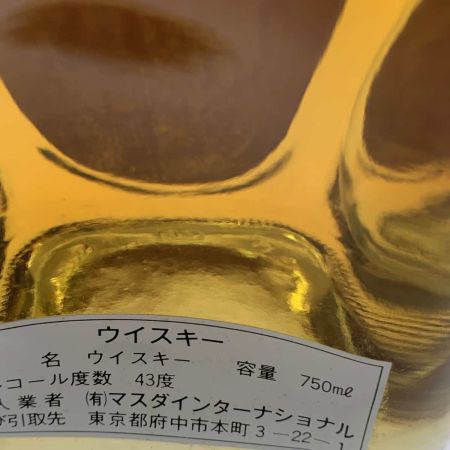   蒸留酒類 ウィスキー 750ml CARDHU 12年 43度 未開栓