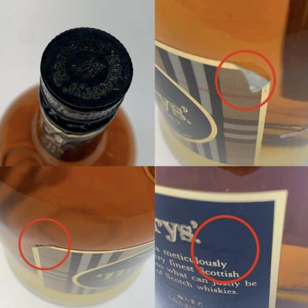   蒸留酒類 ウィスキー 750ml Burberrys 43度 未開栓