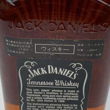  JACK DANIEL'S ジャックダニエル  ウィスキー 1000ml  未開栓