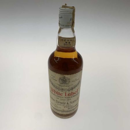   蒸留酒類 ウィスキー 760ml WHITE LABEL JOHN DEWAR ＆ SONS L 43度 未開栓