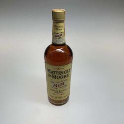 ●●  蒸留酒類 ウィスキー 760ml MATTINGLY＆MOORE 5年 40度 Bランク 未開栓