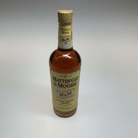   蒸留酒類 ウィスキー 760ml MATTINGLY＆MOORE 5年 40度 未開栓