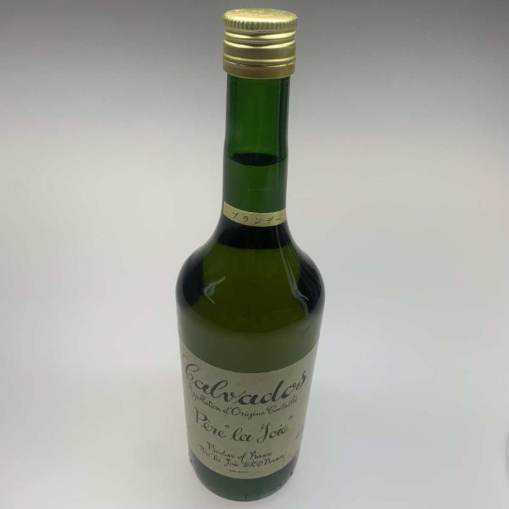 蒸留酒類 ブランデー 700ml Calvados Pere la joie 40度 未開栓 - 中古