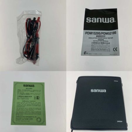  SANWA 絶縁抵抗計 PDM5219S ブラック