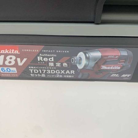  MAKITA マキタ 工具  インパクトドライバ  TD173DGXAR レッド
