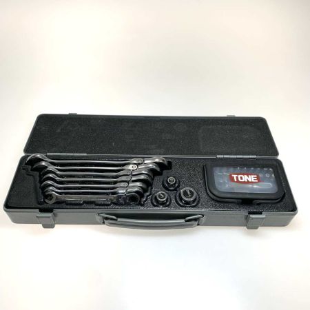  TONE トネ 工具 ハンドツール ラチェットレンチセット RMFQ700BRBK