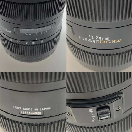  SIGMA シグマ カメラ周辺機器 レンズ   12-24mm 1:4.5-5.6Ⅱ DG HSM