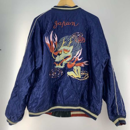  テーラー東洋 スカジャン テーラー東洋 XXXL ブルー龍/ブラック虎 リバーシブル tt15491