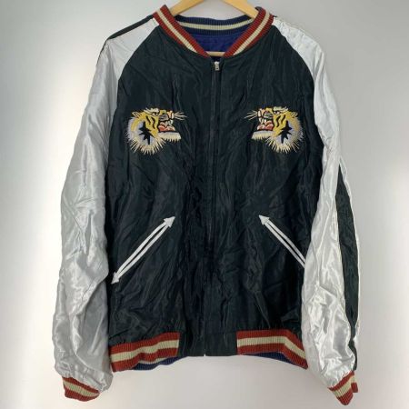  テーラー東洋 スカジャン テーラー東洋 XXXL ブルー龍/ブラック虎 リバーシブル tt15491