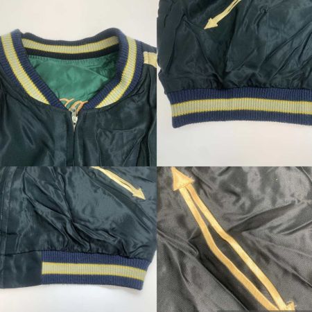  テーラー東洋 スカジャン XXXL メンズ TT15403HY  ブラック虎/グリーン鹿