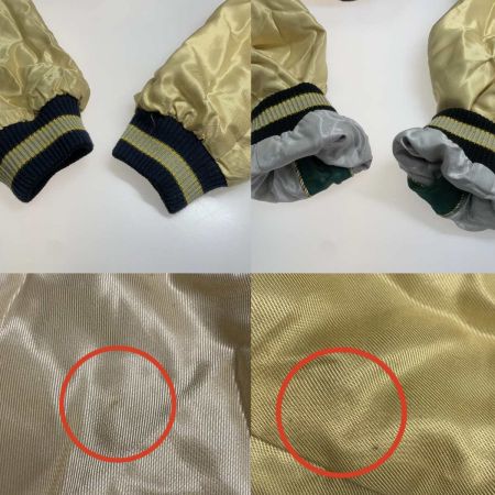  テーラー東洋 スカジャン XXXL メンズ TT15403HY  ブラック虎/グリーン鹿