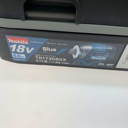  MAKITA マキタ 締付工具　インパクトドライバ  TD173DRGX ブルー